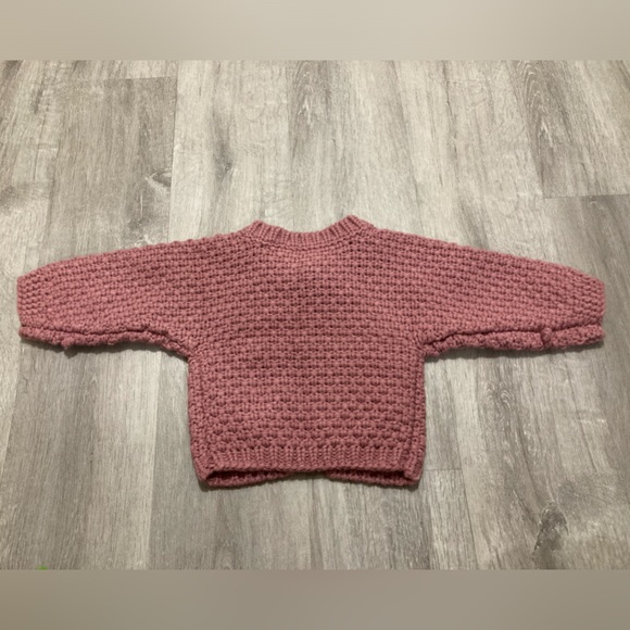 So ‘Dorable Pink Newborn Crochet Sweater 0-6 Months - Picture 8 of 9